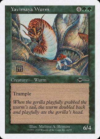 Yavimaya Wurm [Beatdown Box Set] MTG Single Magic: The Gathering  | Multizone: Comics And Games
