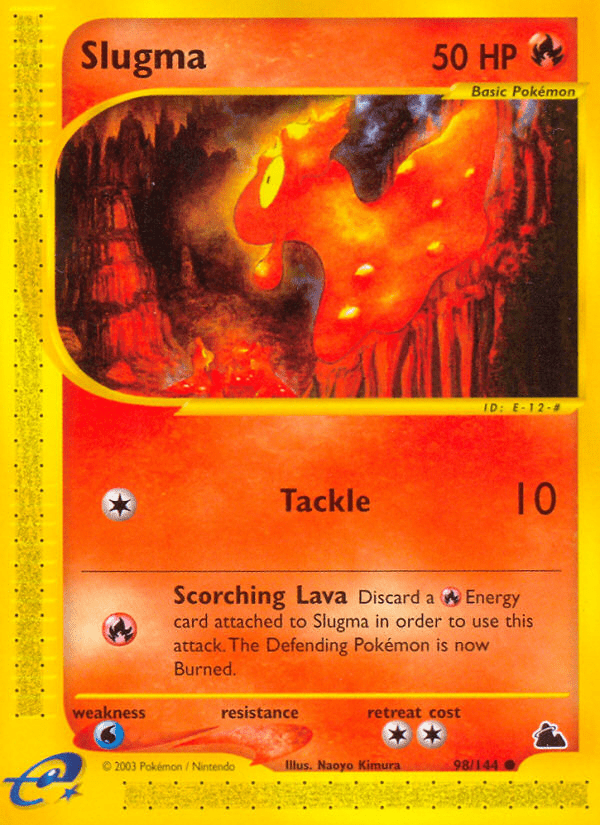 Slugma (98/144) [Skyridge] Pokemon Single Pokémon  | Multizone: Comics And Games