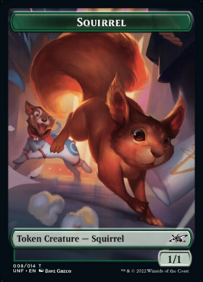 Squirrel Token [Unfinity Tokens] MTG Single Magic: The Gathering  | Multizone: Comics And Games