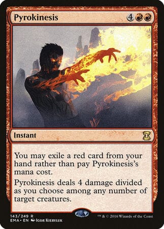 Pyrokinesis [Eternal Masters] MTG Single Magic: The Gathering  | Multizone: Comics And Games