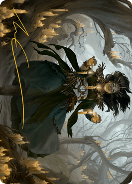 Candlegrove Witch 1 Art Card (Gold-Stamped Signature) [Innistrad: Midnight Hunt Art Series] MTG Single Magic: The Gathering  | Multizone: Comics And Games