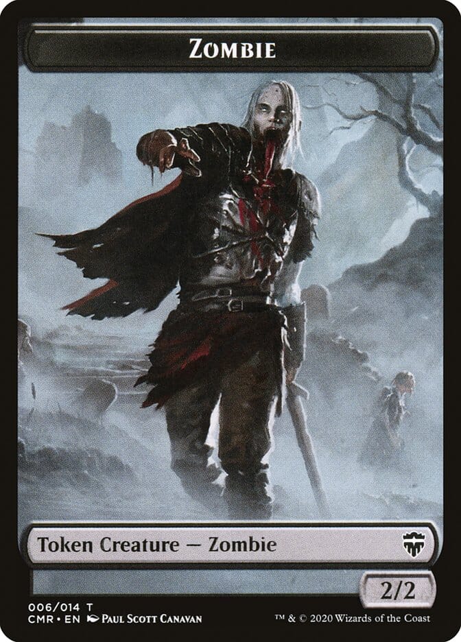Golem // Zombie Token [Commander Legends Tokens] MTG Single Magic: The Gathering  | Multizone: Comics And Games