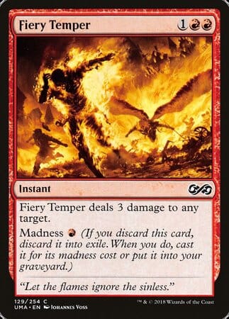 Fiery Temper [Ultimate Masters] MTG Single Magic: The Gathering  | Multizone: Comics And Games