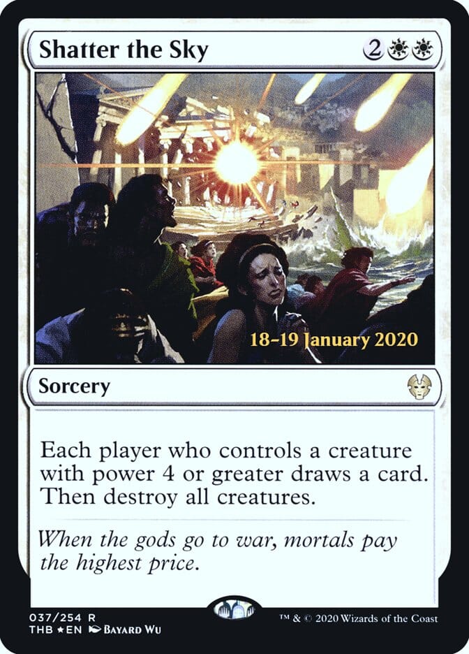 Shatter the Sky [Theros Beyond Death Prerelease Promos] MTG Single Magic: The Gathering  | Multizone: Comics And Games