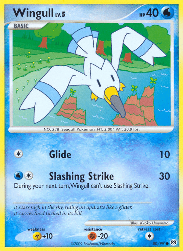Wingull (80/99) [Platinum: Arceus] Pokemon Single Pokémon  | Multizone: Comics And Games