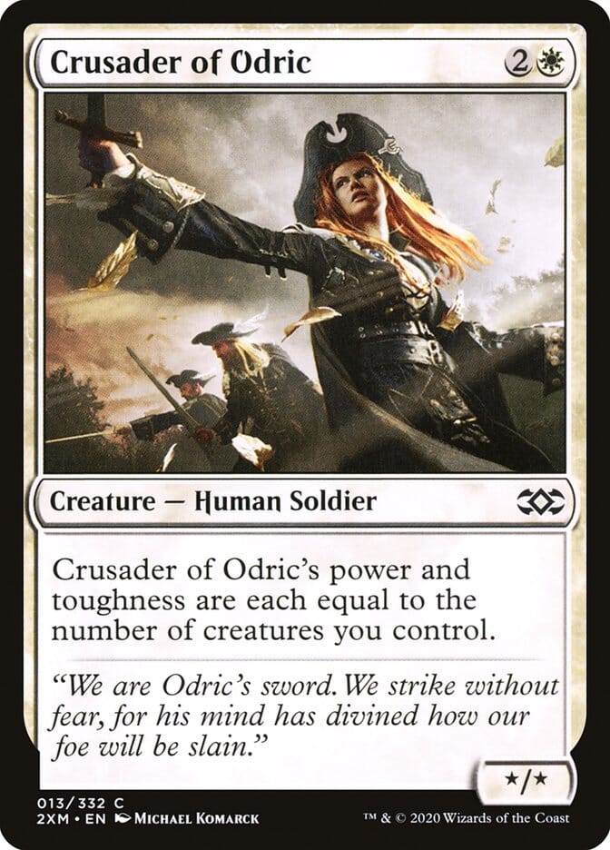 Crusader of Odric [Double Masters] MTG Single Magic: The Gathering  | Multizone: Comics And Games