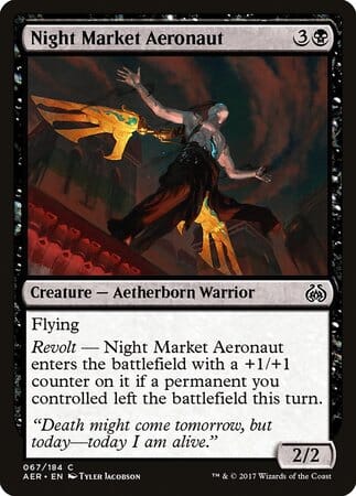 Night Market Aeronaut [Aether Revolt] MTG Single Magic: The Gathering  | Multizone: Comics And Games