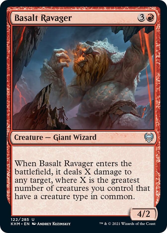 Basalt Ravager [Kaldheim] MTG Single Magic: The Gathering  | Multizone: Comics And Games