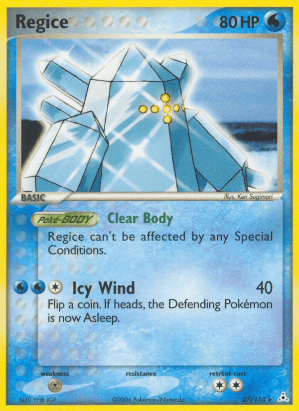 Regice (27/110) [EX: Holon Phantoms] Pokemon Single Pokémon  | Multizone: Comics And Games