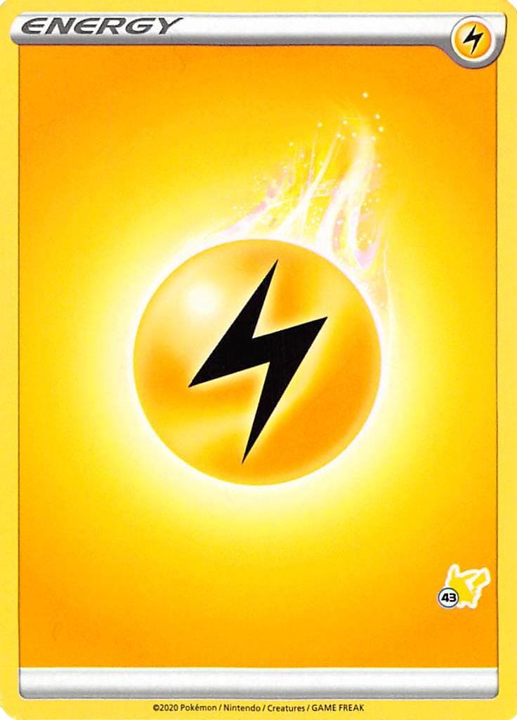 Lightning Energy (Pikachu Stamp #43) [Battle Academy 2022] Pokemon Single Pokémon  | Multizone: Comics And Games