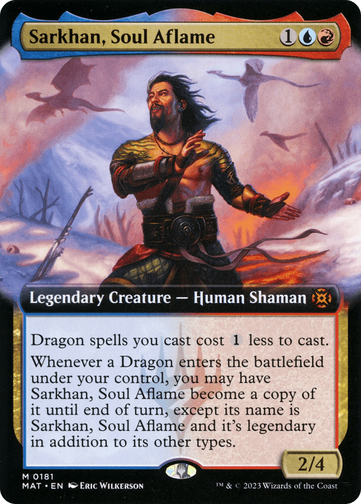 Sarkhan, Soul Aflame (Extended Art) [March of the Machine: The Aftermath] MTG Single Magic: The Gathering  | Multizone: Comics And Games