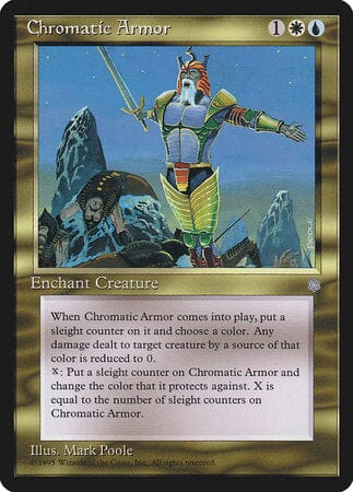 Chromatic Armor [Ice Age] MTG Single Magic: The Gathering  | Multizone: Comics And Games
