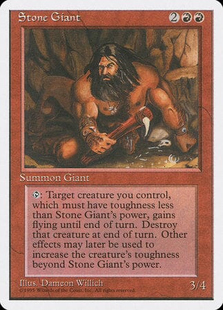 Stone Giant [Fourth Edition] MTG Single Magic: The Gathering  | Multizone: Comics And Games