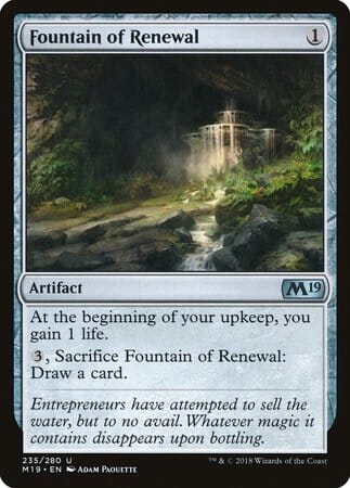 Fountain of Renewal [Core Set 2019] MTG Single Magic: The Gathering  | Multizone: Comics And Games