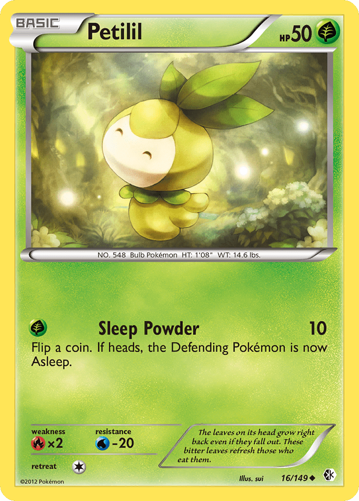 Petilil (16/149) [Black & White: Boundaries Crossed] Pokemon Single Pokémon  | Multizone: Comics And Games