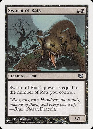 Swarm of Rats [Eighth Edition] MTG Single Magic: The Gathering  | Multizone: Comics And Games
