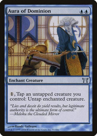 Aura of Dominion [Champions of Kamigawa] MTG Single Magic: The Gathering  | Multizone: Comics And Games