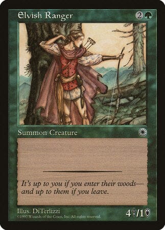 Elvish Ranger [Portal] MTG Single Magic: The Gathering  | Multizone: Comics And Games