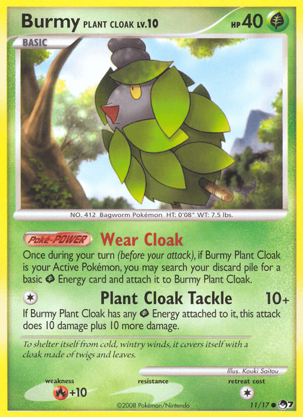 Burmy Plant Cloak (11/17) [POP Series 7] Pokemon Single Pokémon  | Multizone: Comics And Games