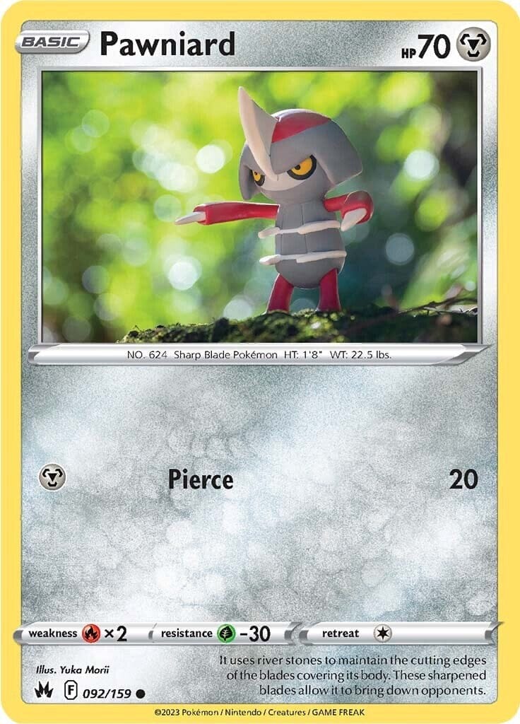 Pawniard (092/159) (92) [Sword & Shield: Crown Zenith] Pokemon Single Pokémon  | Multizone: Comics And Games