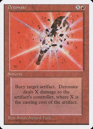 Detonate [Fourth Edition] MTG Single Magic: The Gathering  | Multizone: Comics And Games