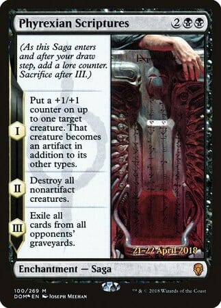 Phyrexian Scriptures [Dominaria Promos] MTG Single Magic: The Gathering  | Multizone: Comics And Games