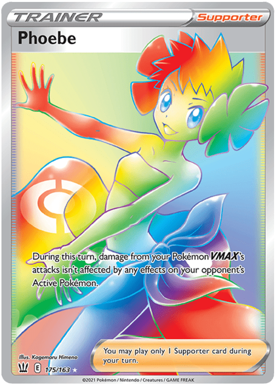 Phoebe (175/163) [Sword & Shield: Battle Styles] Pokemon Single Pokémon  | Multizone: Comics And Games