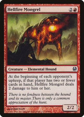 Hellfire Mongrel [Duel Decks: Ajani vs. Nicol Bolas] MTG Single Magic: The Gathering  | Multizone: Comics And Games