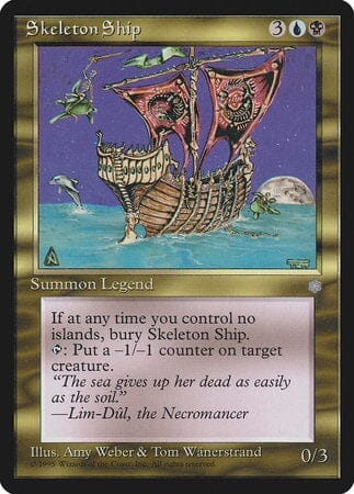 Skeleton Ship [Ice Age] MTG Single Magic: The Gathering  | Multizone: Comics And Games