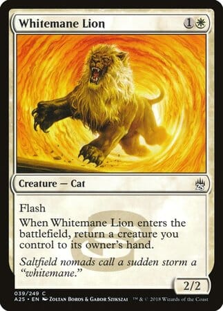 Whitemane Lion [Masters 25] MTG Single Magic: The Gathering  | Multizone: Comics And Games