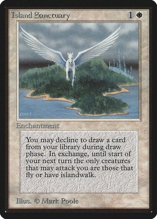Island Sanctuary [Limited Edition Beta] MTG Single Magic: The Gathering  | Multizone: Comics And Games