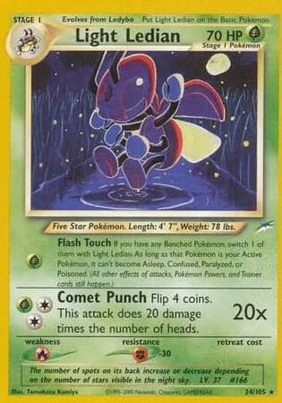 Light Ledian (24/105) [Neo Destiny Unlimited] Pokemon Single Pokémon  | Multizone: Comics And Games
