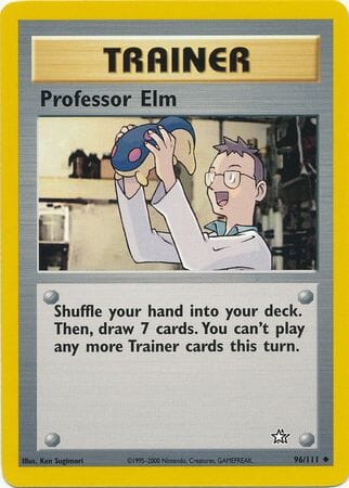 Professor Elm (96/111) [Neo Genesis Unlimited] Pokemon Single Pokémon  | Multizone: Comics And Games