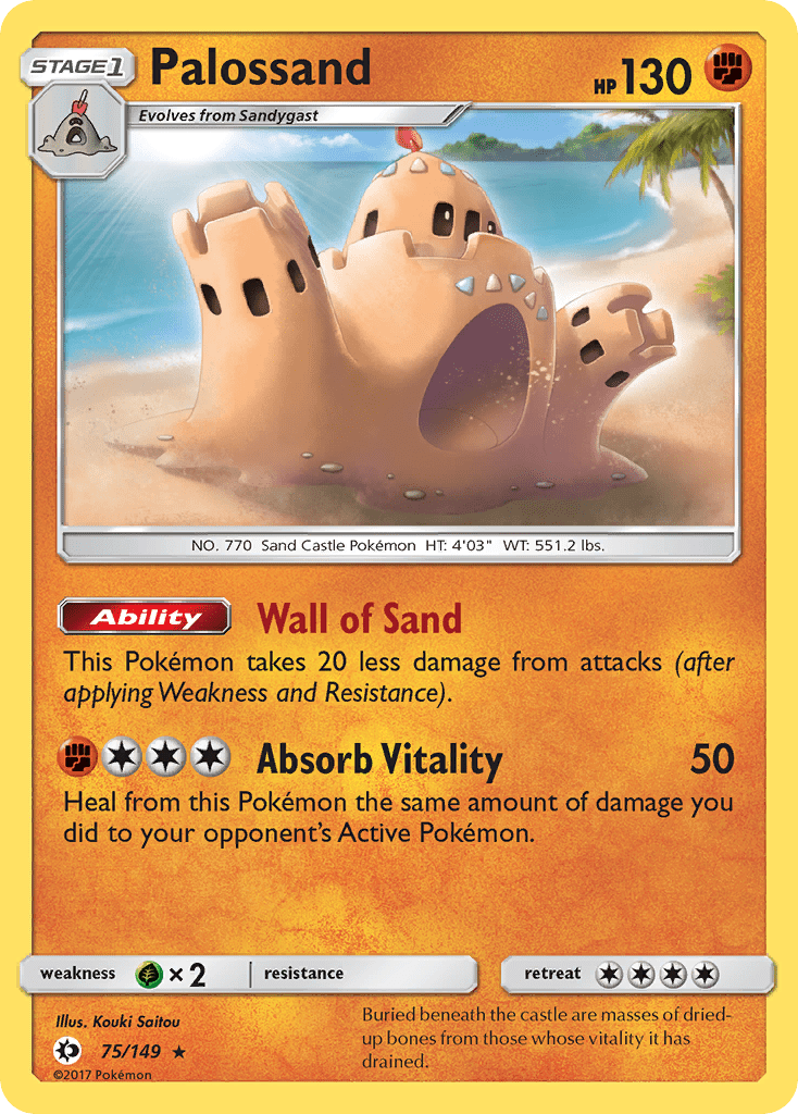 Palossand (75/149) [Sun & Moon: Base Set] Pokemon Single Pokémon  | Multizone: Comics And Games