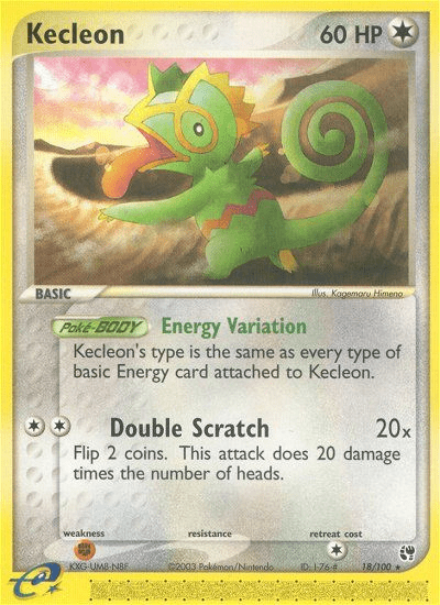 Kecleon (18/100) [EX: Sandstorm] Pokemon Single Pokémon  | Multizone: Comics And Games