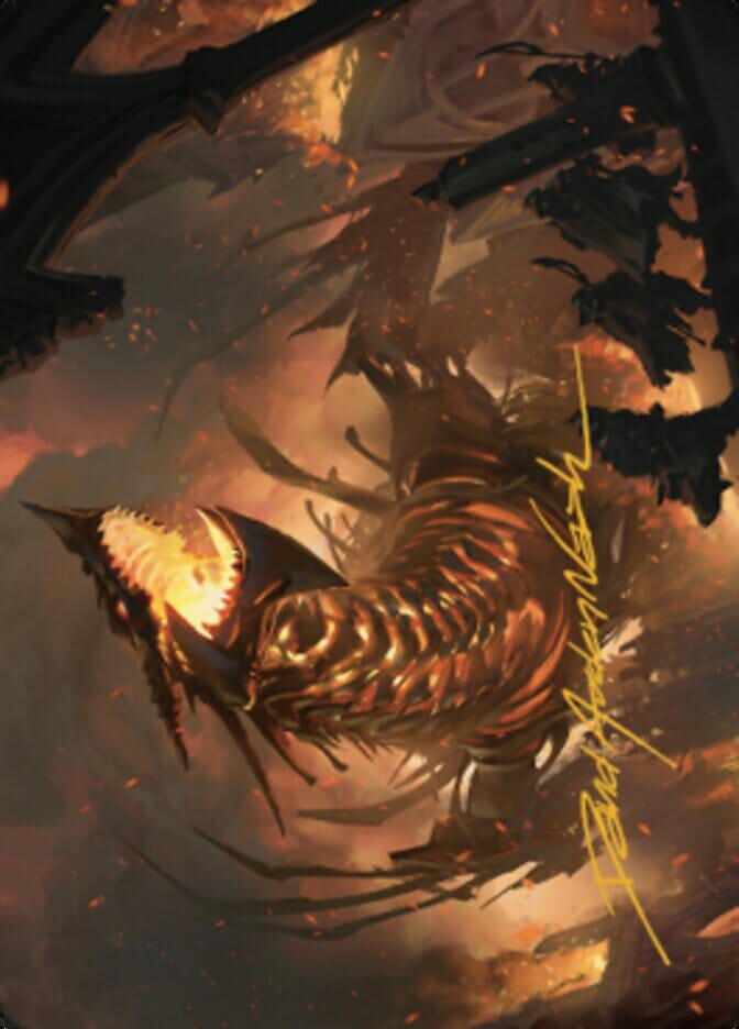 The Fall of Kroog Art Card (Gold-Stamped Signature) [The Brothers' War Art Series] MTG Single Magic: The Gathering  | Multizone: Comics And Games