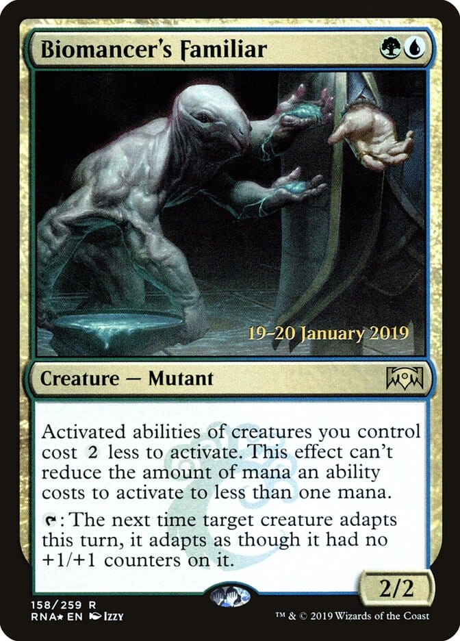 Biomancer's Familiar [Ravnica Allegiance Prerelease Promos] MTG Single Magic: The Gathering  | Multizone: Comics And Games