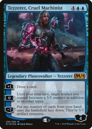 Tezzeret, Cruel Machinist [Core Set 2019] MTG Single Magic: The Gathering  | Multizone: Comics And Games