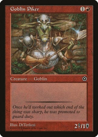 Goblin Piker [Portal Second Age] MTG Single Magic: The Gathering  | Multizone: Comics And Games