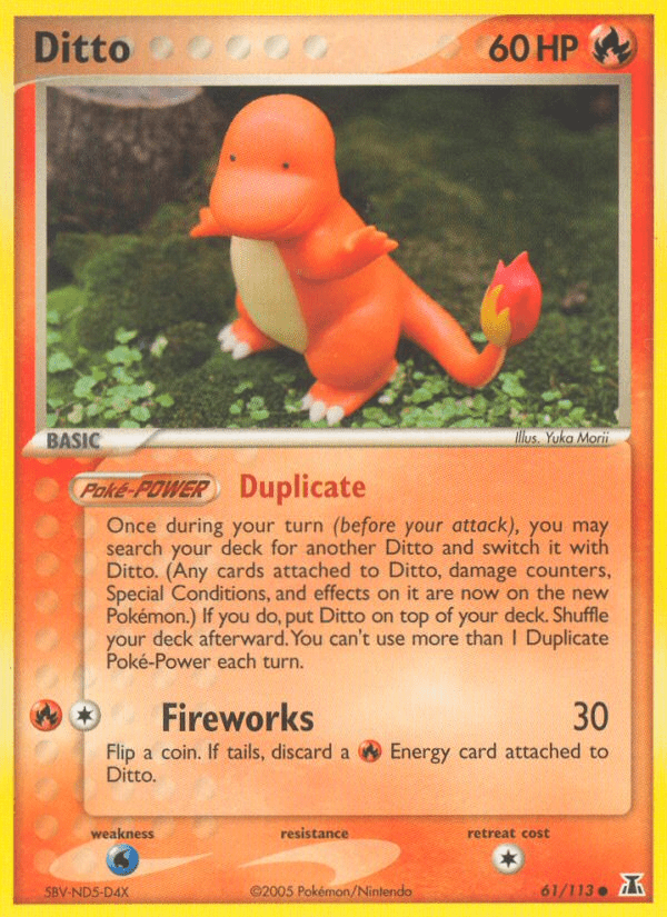 Ditto (61/113) [EX: Delta Species] Pokemon Single Pokémon  | Multizone: Comics And Games