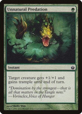 Unnatural Predation [Mirrodin Besieged] MTG Single Magic: The Gathering  | Multizone: Comics And Games