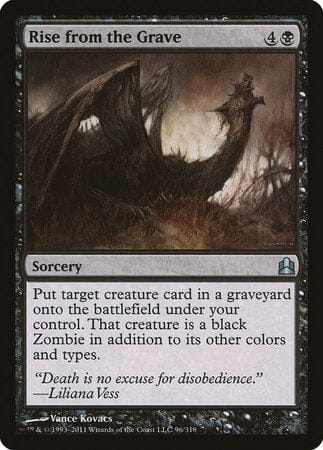 Rise from the Grave [Commander 2011] MTG Single Magic: The Gathering  | Multizone: Comics And Games