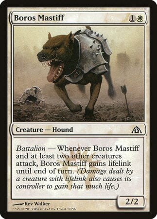 Boros Mastiff [Dragon's Maze] MTG Single Magic: The Gathering  | Multizone: Comics And Games