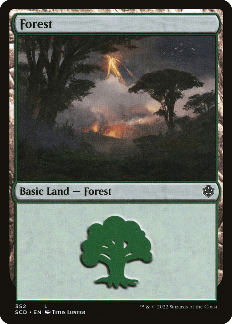 Forest (352) [Starter Commander Decks] MTG Single Magic: The Gathering  | Multizone: Comics And Games