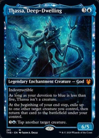 Thassa, Deep-Dwelling (Showcase) [Theros Beyond Death] MTG Single Magic: The Gathering  | Multizone: Comics And Games