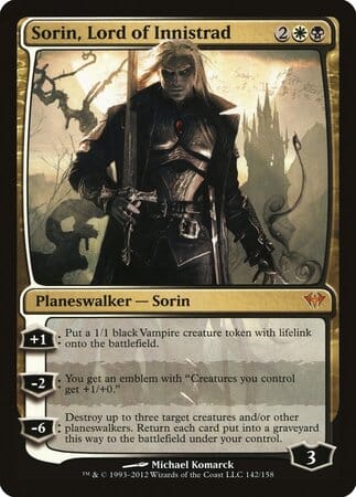 Sorin, Lord of Innistrad [Dark Ascension] MTG Single Magic: The Gathering  | Multizone: Comics And Games