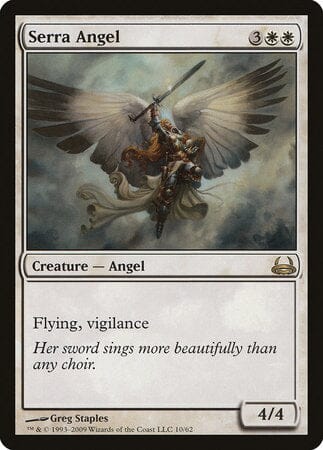 Serra Angel [Duel Decks: Divine vs. Demonic] MTG Single Magic: The Gathering  | Multizone: Comics And Games