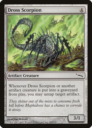 Dross Scorpion [Mirrodin] MTG Single Magic: The Gathering  | Multizone: Comics And Games