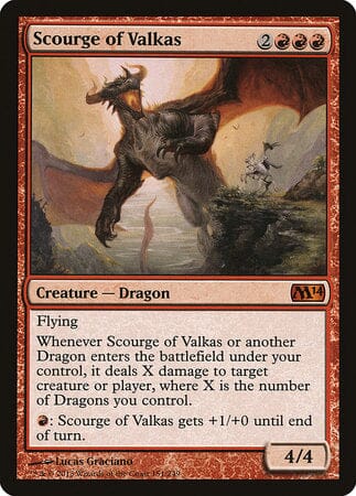 Scourge of Valkas [Magic 2014] MTG Single Magic: The Gathering  | Multizone: Comics And Games