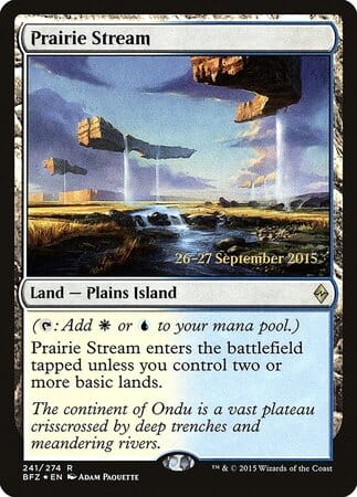 Prairie Stream [Battle for Zendikar Promos] MTG Single Magic: The Gathering  | Multizone: Comics And Games
